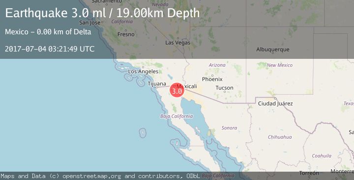 Map of BAJA CALIFORNIA, MEXICO
