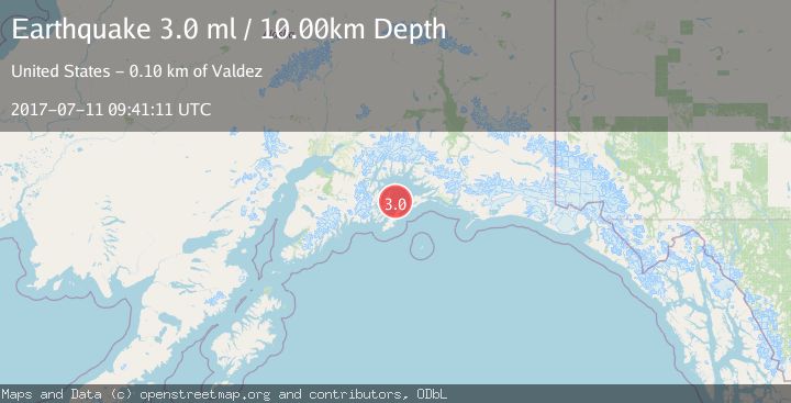 Map of SOUTHERN ALASKA