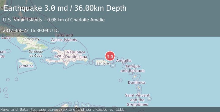 Map of VIRGIN ISLANDS REGION