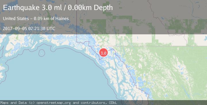 Map of SOUTHEASTERN ALASKA