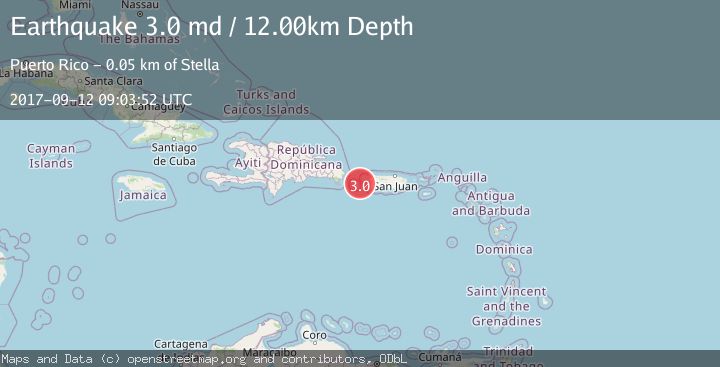 Map of MONA PASSAGE, PUERTO RICO