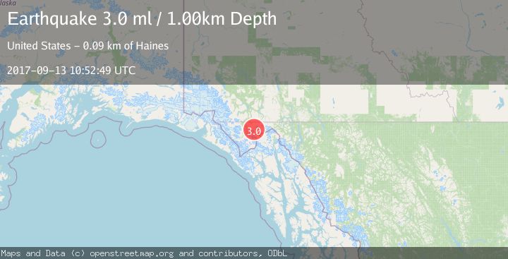 Map of SOUTHEASTERN ALASKA