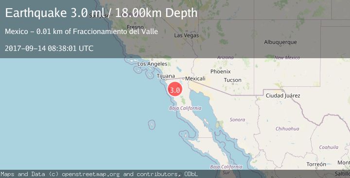 Map of BAJA CALIFORNIA, MEXICO