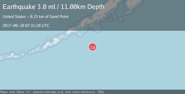 Map of SOUTH OF ALASKA