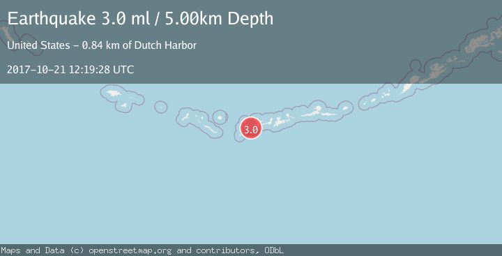 Map of ANDREANOF ISLANDS, ALEUTIAN IS.