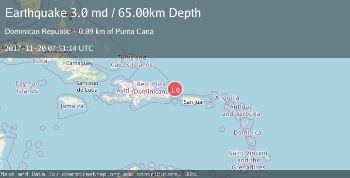 Map of DOMINICAN REPUBLIC REGION