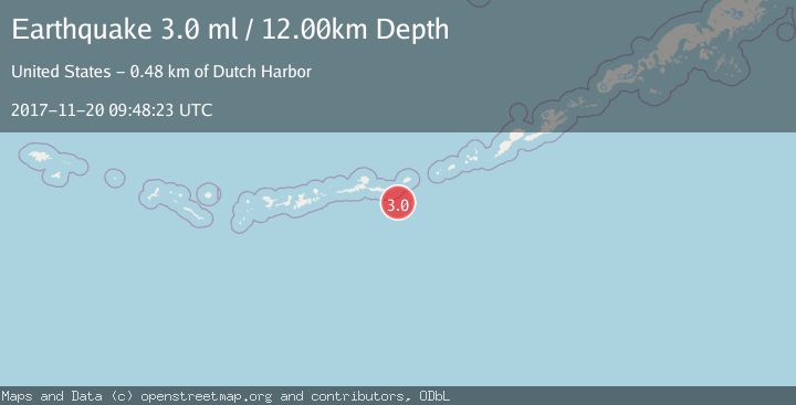 Map of ANDREANOF ISLANDS, ALEUTIAN IS.