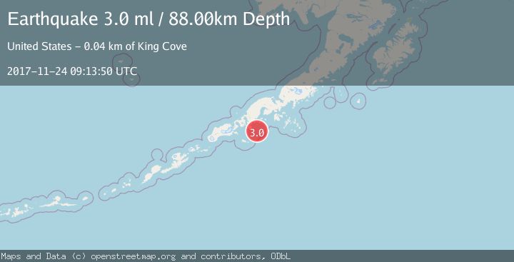 Map of ALASKA PENINSULA