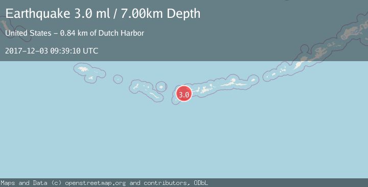 Map of ANDREANOF ISLANDS, ALEUTIAN IS.