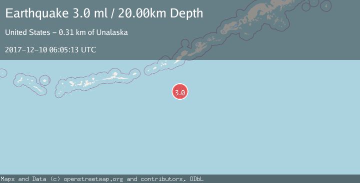 Map of FOX ISLANDS, ALEUTIAN ISLANDS