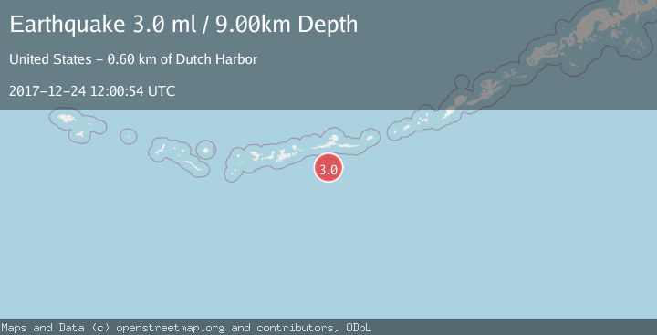 Map of ANDREANOF ISLANDS, ALEUTIAN IS.