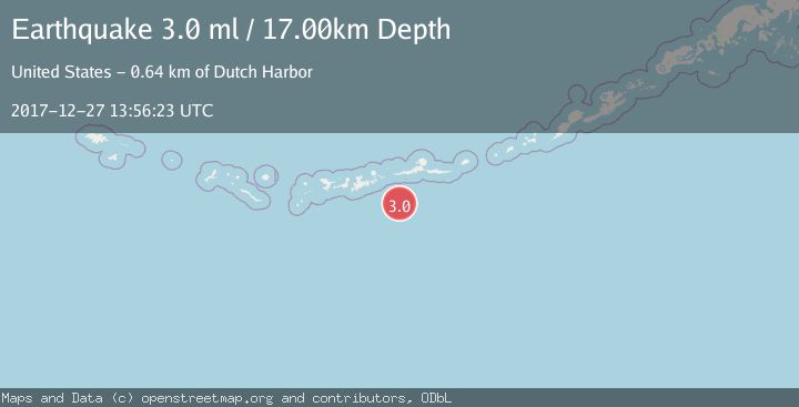 Map of ANDREANOF ISLANDS, ALEUTIAN IS.