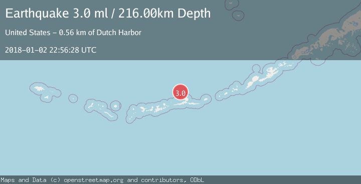 Map of ANDREANOF ISLANDS, ALEUTIAN IS.