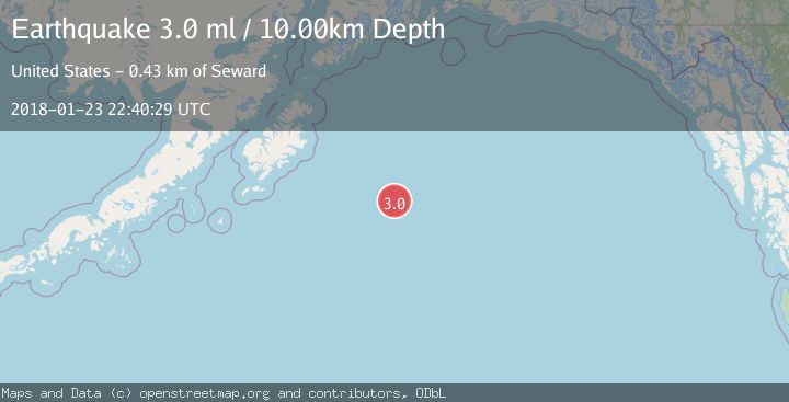 Map of GULF OF ALASKA