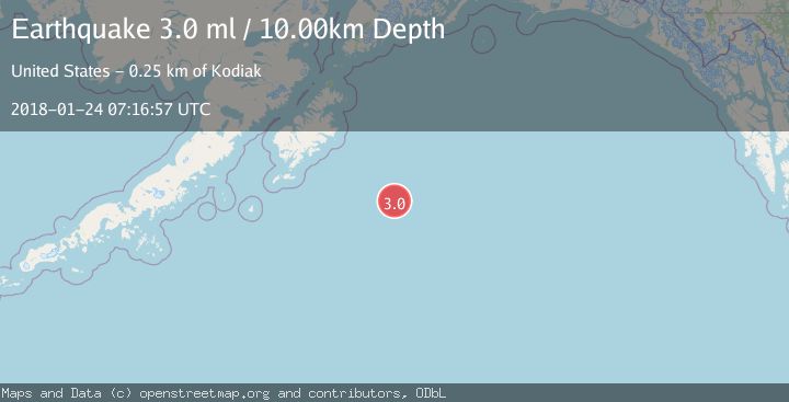 Map of GULF OF ALASKA
