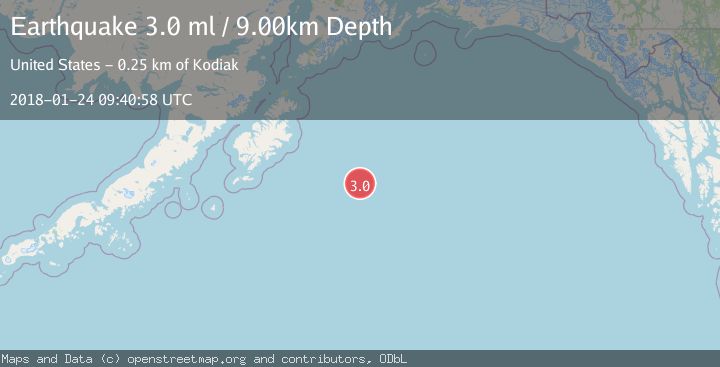 Map of GULF OF ALASKA