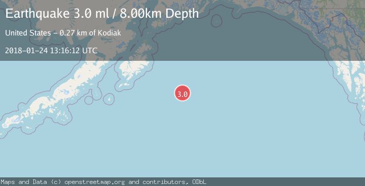 Map of GULF OF ALASKA