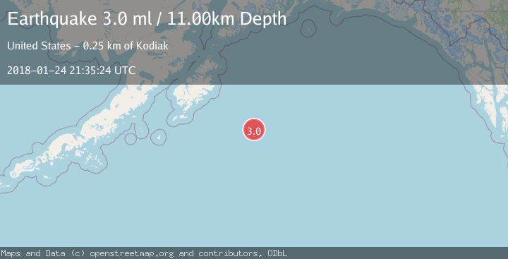 Map of GULF OF ALASKA