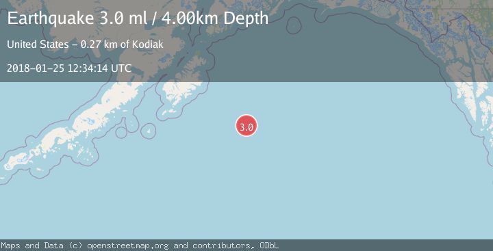 Map of GULF OF ALASKA