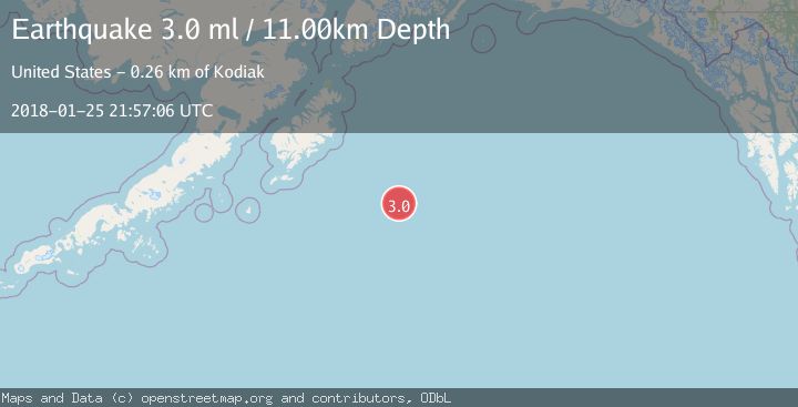 Map of GULF OF ALASKA