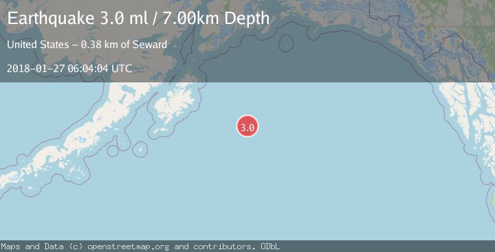Map of GULF OF ALASKA