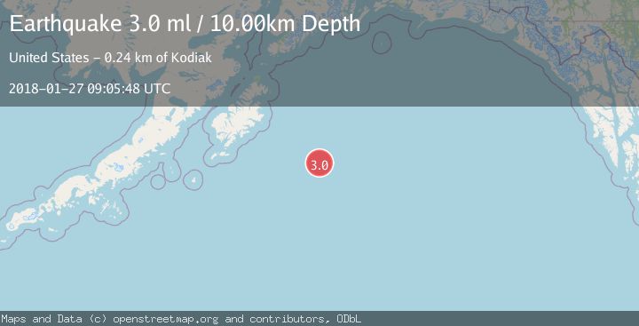 Map of GULF OF ALASKA