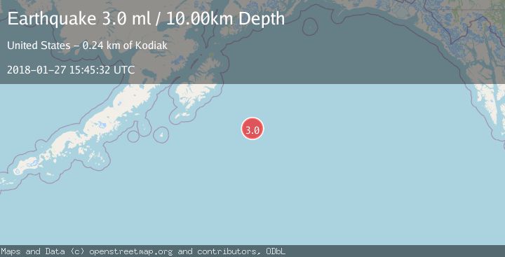 Map of GULF OF ALASKA