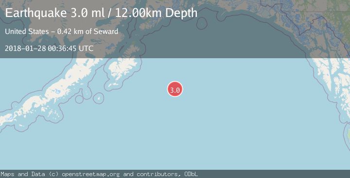 Map of GULF OF ALASKA