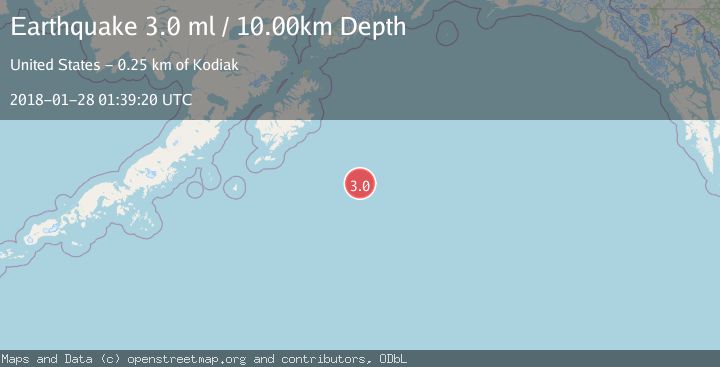 Map of GULF OF ALASKA