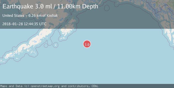 Map of GULF OF ALASKA