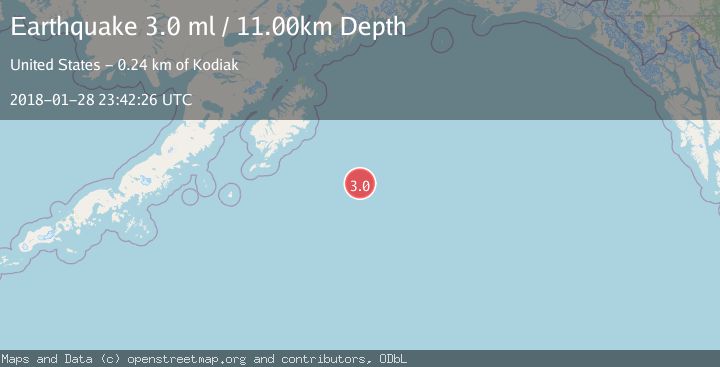 Map of GULF OF ALASKA
