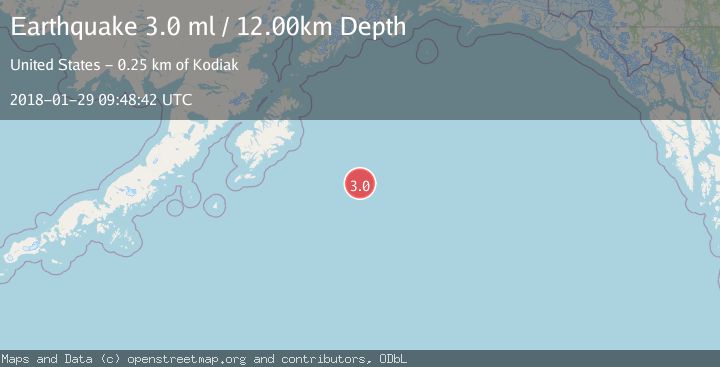 Map of GULF OF ALASKA