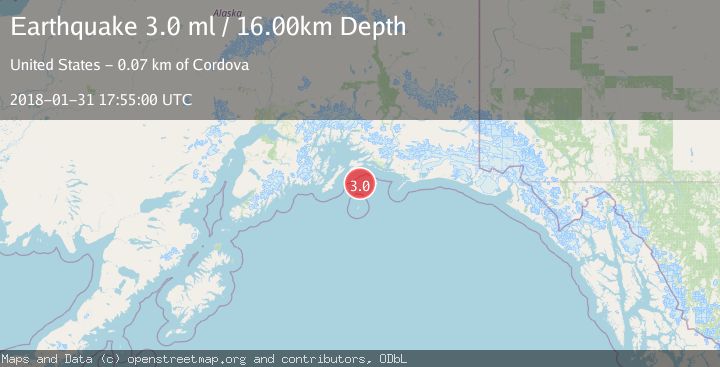 Map of GULF OF ALASKA