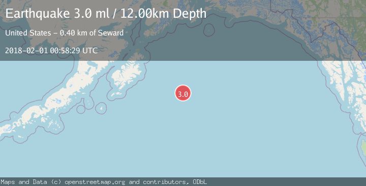 Map of GULF OF ALASKA