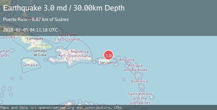 Map of PUERTO RICO REGION