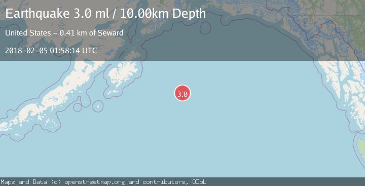 Map of GULF OF ALASKA