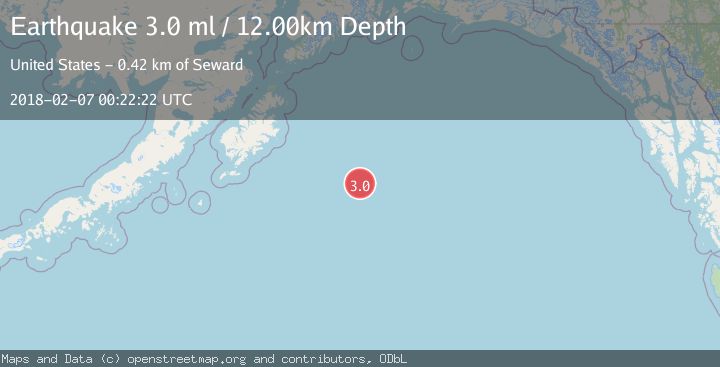 Map of GULF OF ALASKA