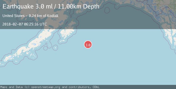 Map of GULF OF ALASKA