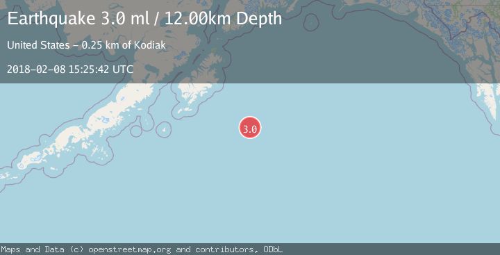 Map of GULF OF ALASKA