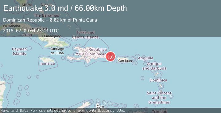Map of DOMINICAN REPUBLIC REGION