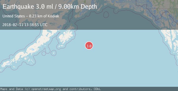 Map of GULF OF ALASKA