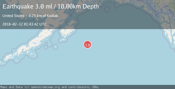 Map of GULF OF ALASKA