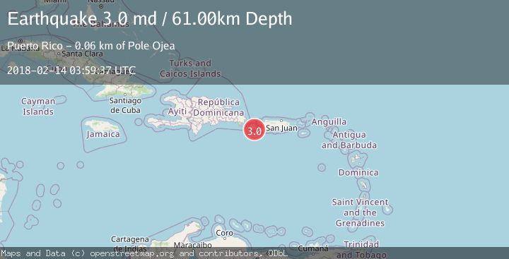 Map of PUERTO RICO REGION