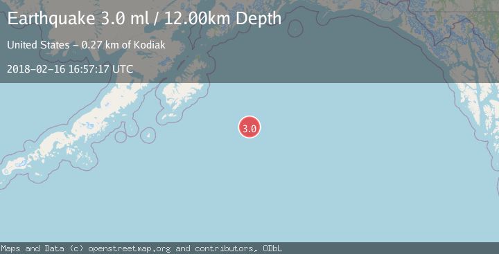 Map of GULF OF ALASKA