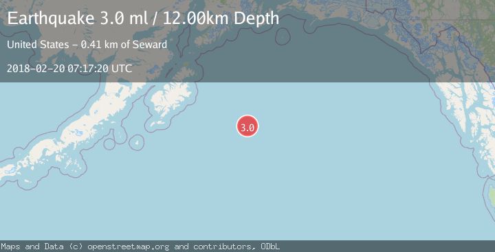 Map of GULF OF ALASKA