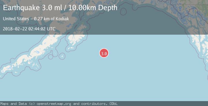 Map of GULF OF ALASKA