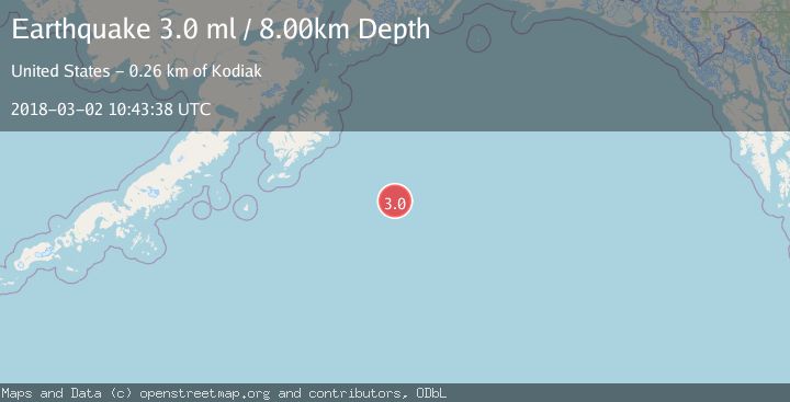 Map of GULF OF ALASKA