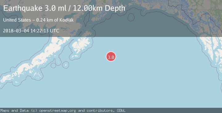 Map of GULF OF ALASKA
