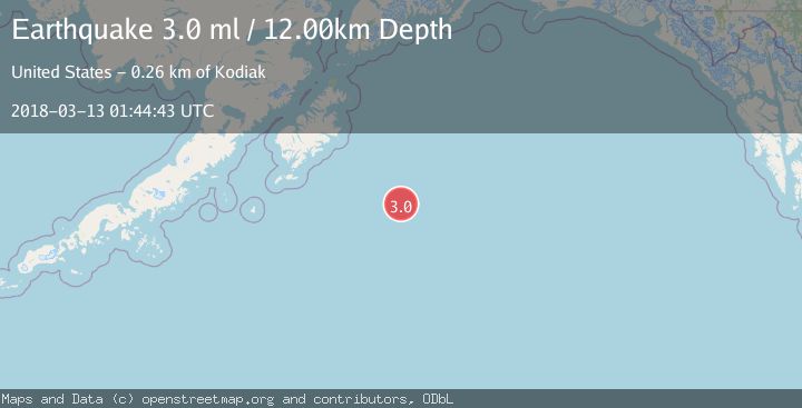 Map of GULF OF ALASKA