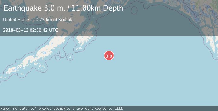 Map of GULF OF ALASKA